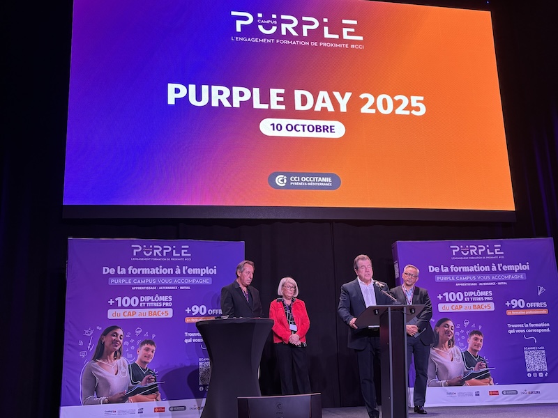 Purple Campus forme 15 900 personnes sur toute la région Purple Day