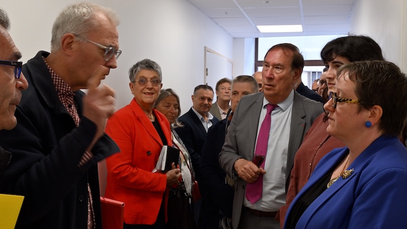 visite de la sous préfète Clermont l'Hérault 23