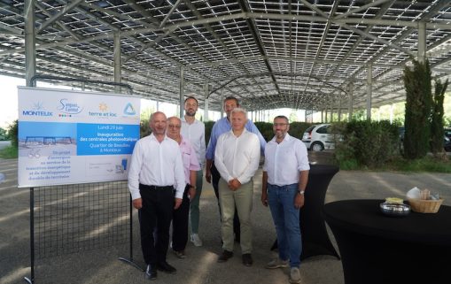 Ombrières photovoltaïques des parcs Spirou et Wave Island Vaucluse