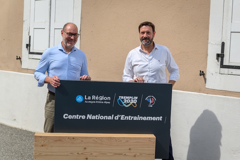 Savoie Centre national d’entrainement de ski d’Albertville labellisation Tremplin 2030 2