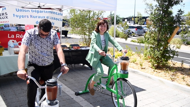 Vallée de l'Hérault inauguration de la Maison du tourisme et des mobilités Delga velo
