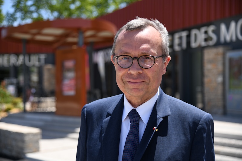 Vallée de l'Hérault inauguration de la Maison du tourisme et des mobilités Portrait Prefet Durand