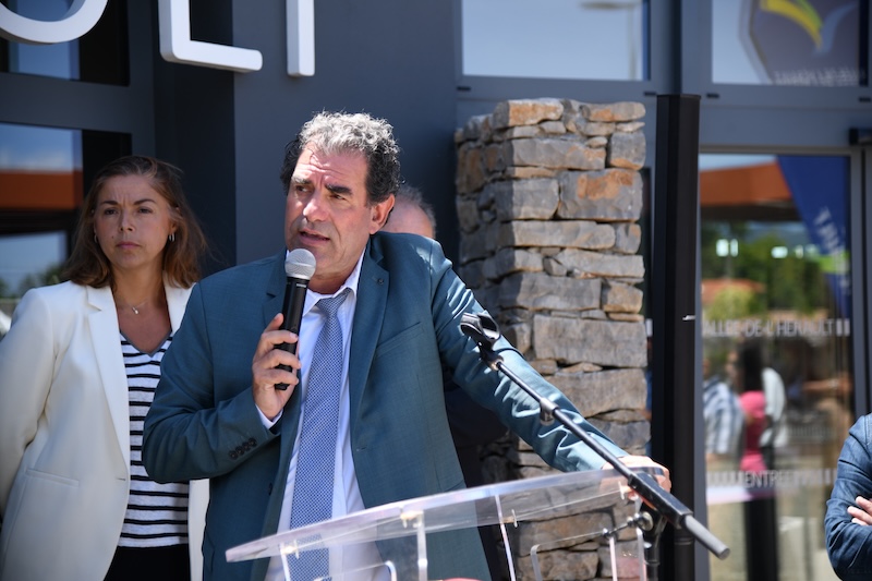 Vallée de l'Hérault inauguration de la Maison du tourisme et des mobilités Soto 2