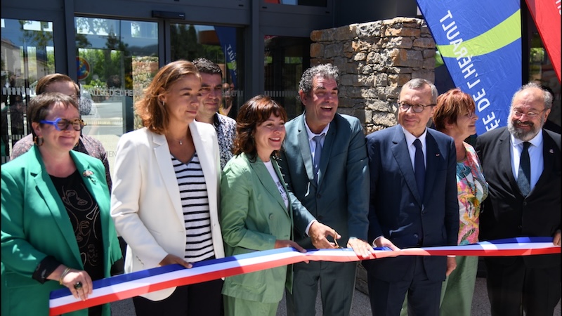 Vallée de l'Hérault inauguration de la Maison du tourisme et des mobilités YT