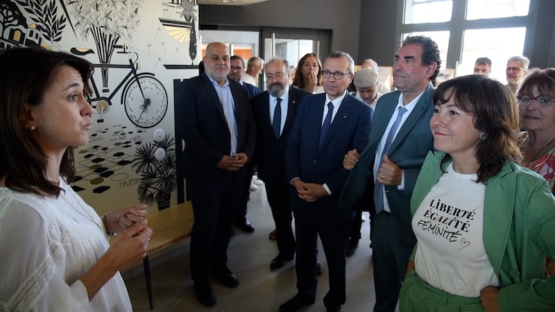 Vallée de l'Hérault inauguration de la Maison du tourisme et des mobilités visite 2