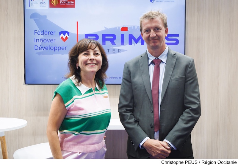 Carole Delga Delair Eurosatory Bastien Mancini