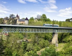 Région Auvergne Rhône Alpes BHNS Trevoux Lyon travaux