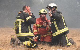 Incendies Gironde et Var hommage aux soldats du feu 1