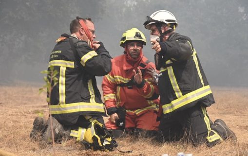 Incendies Gironde et Var hommage aux soldats du feu 1