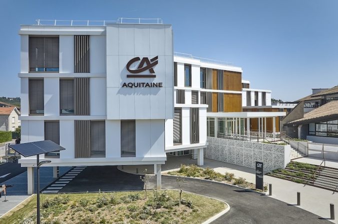 CA aquitaine facade