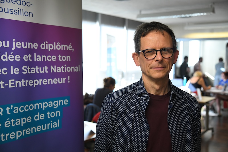 Nimes Salon Osez entreprendre Christophe Moineau Univ Nimes