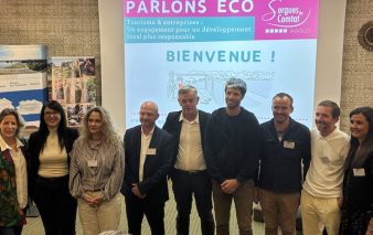 Sorgues du Comtat Parlons eco Slow tourisme Main
